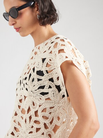 OBJECT Blouse 'OBJKRISTI' in Beige