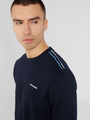 JACK & JONES Sweatshirt 'PARKER' in Blauw