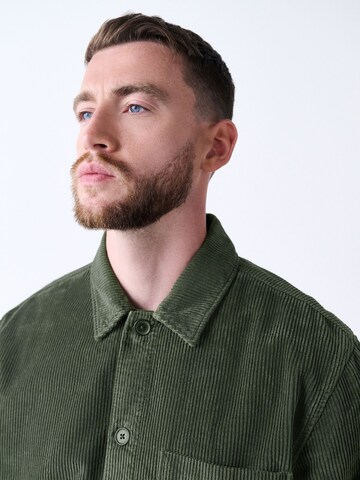 Next Regular fit Button Up Shirt in Green