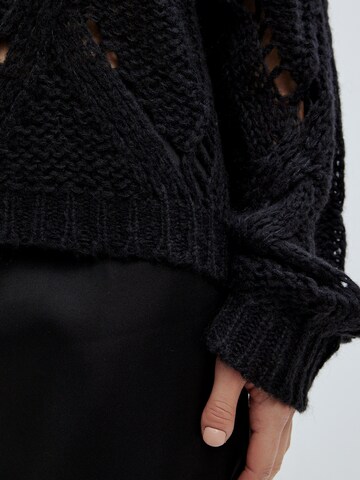 EDITED Sweter 'Gwendolyn' w kolorze czarny