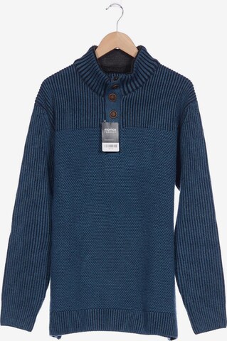 Walbusch Sweater & Cardigan in XXL in Blue: front