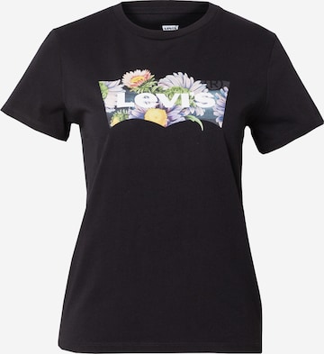 LEVI'S ® T-Shirt 'THE PERFECT' in Schwarz: Vorderseite