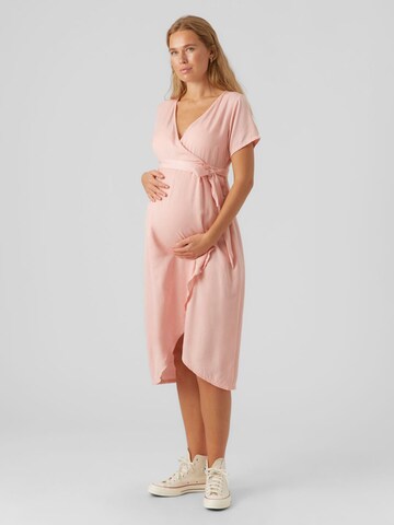 Robe MAMALICIOUS en rose : devant