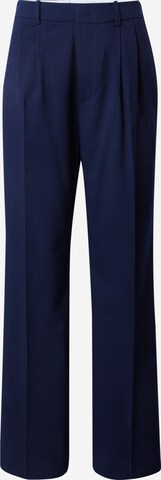 Part Two Loose fit Pleat-Front Pants 'Cherry' in Blue: front