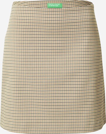 UNITED COLORS OF BENETTON Skirt in Beige: front