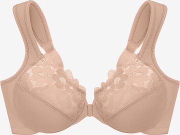 Soutien-gorge minimiseur GLAMORISE en beige : devant