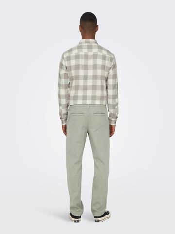 žalia Only & Sons Standartinis „Chino“ stiliaus kelnės 'EDGE'