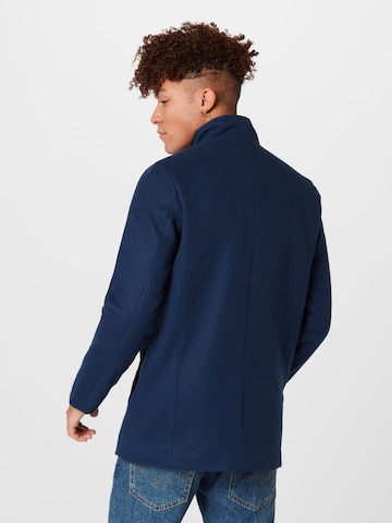 BLEND Přechodný kabát – modrá