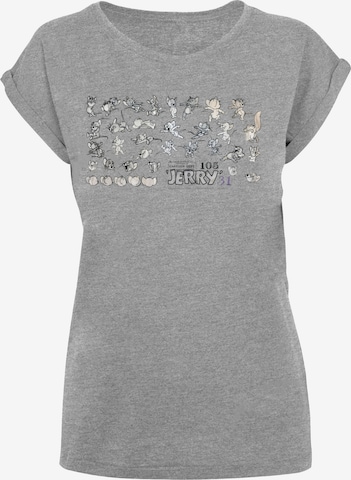 F4NT4STIC T-Shirt 'Tom and Jerry' in Grau: predná strana