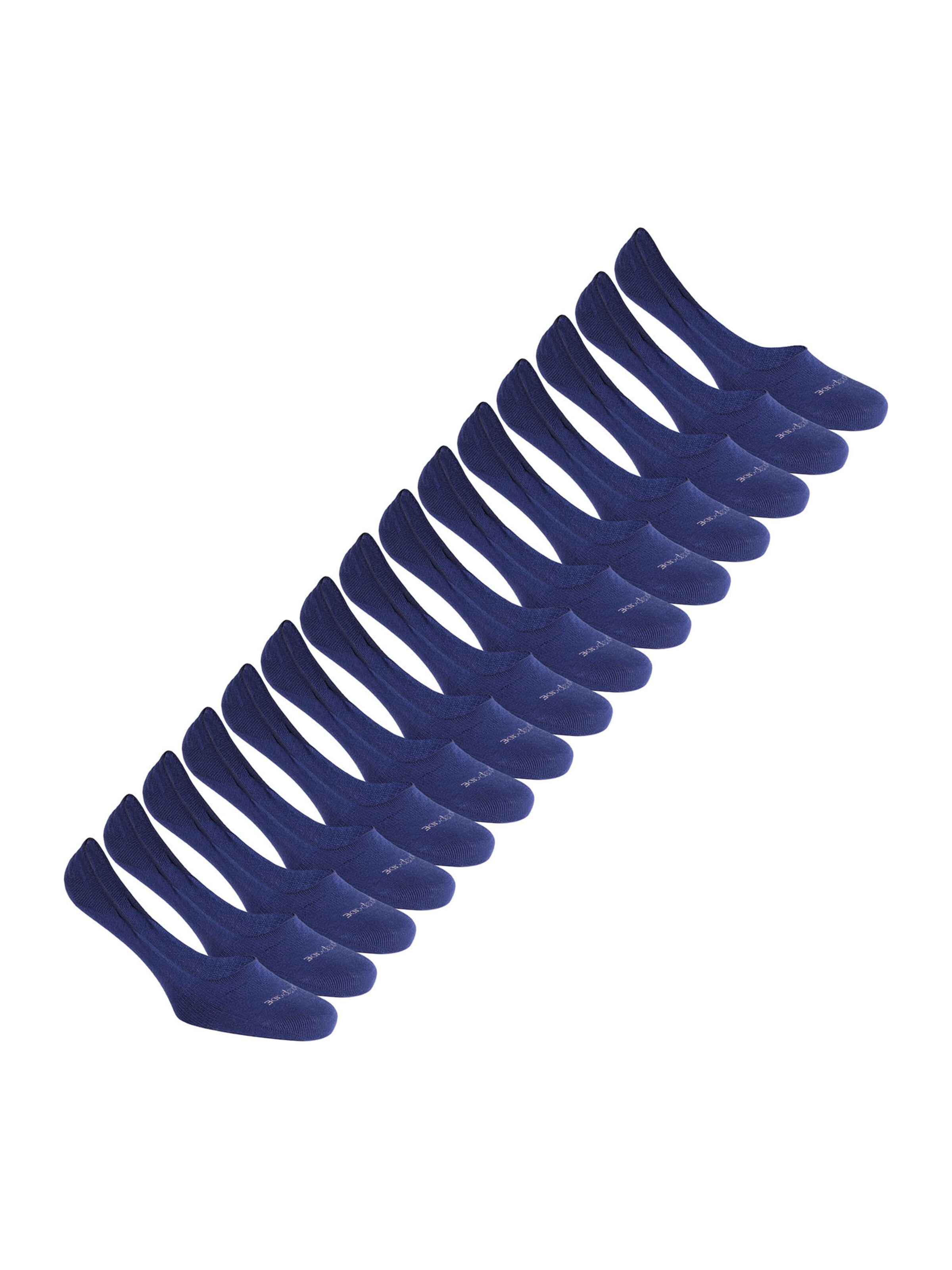 Blackspade Enkelsokken ' No Show Socks ' in Blauw: voorkant