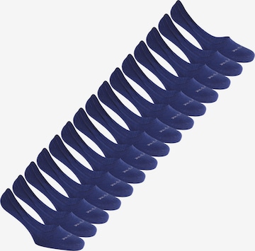 Blackspade Enkelsokken ' No Show Socks ' in Blauw: voorkant