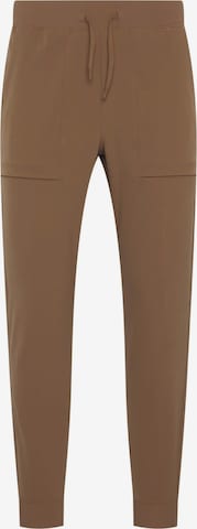 Born Living Yoga Broek 'Tiber' in Bruin: voorkant