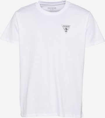 GUESS Тениска в бяло: отпред