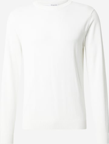 SELECTEDPulover 'SLHBERG' - bež boja: prednji dio