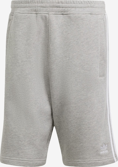 ADIDAS ORIGINALS Pantalon 'Adicolor' en gris / blanc, Vue avec produit