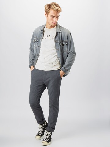 Superdry - Slimfit Pantalón chino en gris