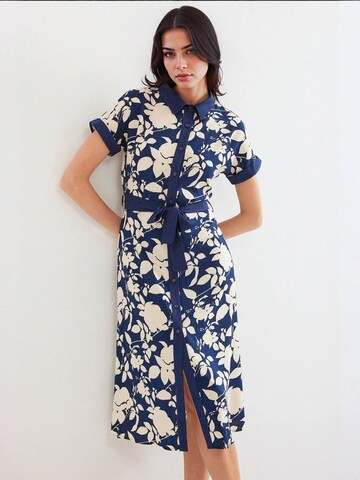 Bigdart Shirt Dress in Blue: front
