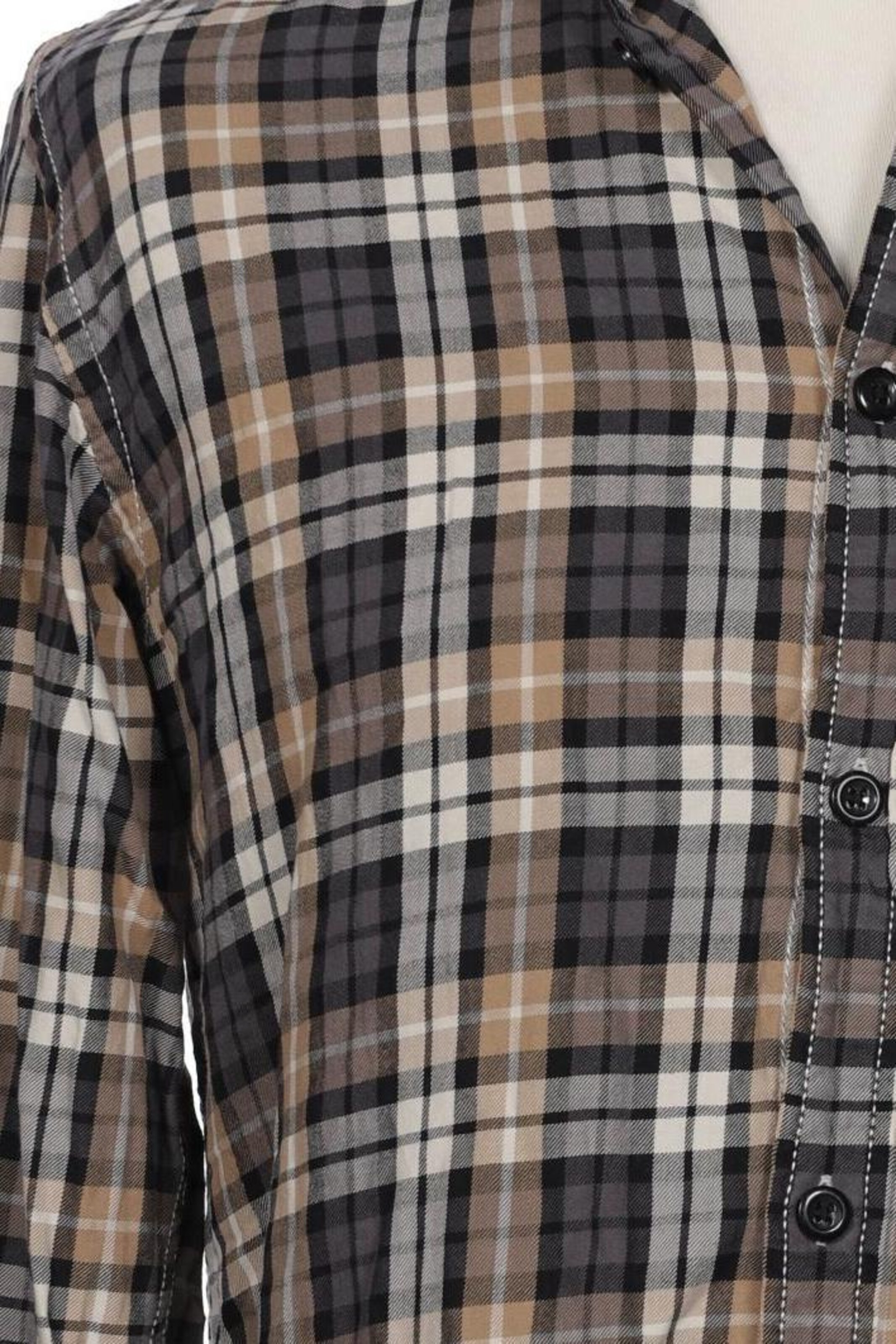 JACK & JONES Button Up Shirt in L in Brown