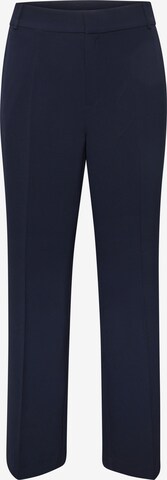 My Essential Wardrobe Pleated Pants in Blue: front