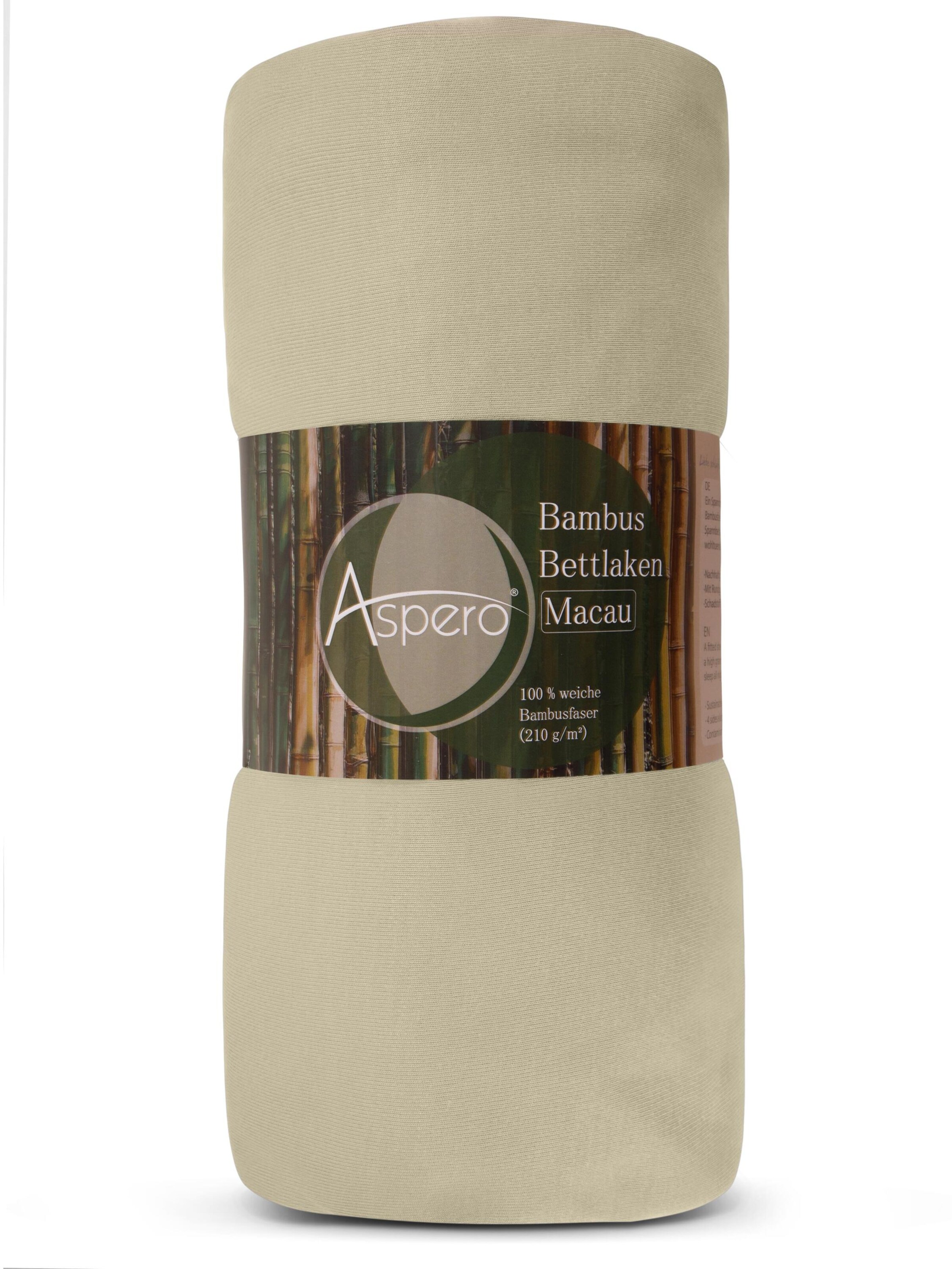Aspero Lakens 'Macau' in Beige: voorkant
