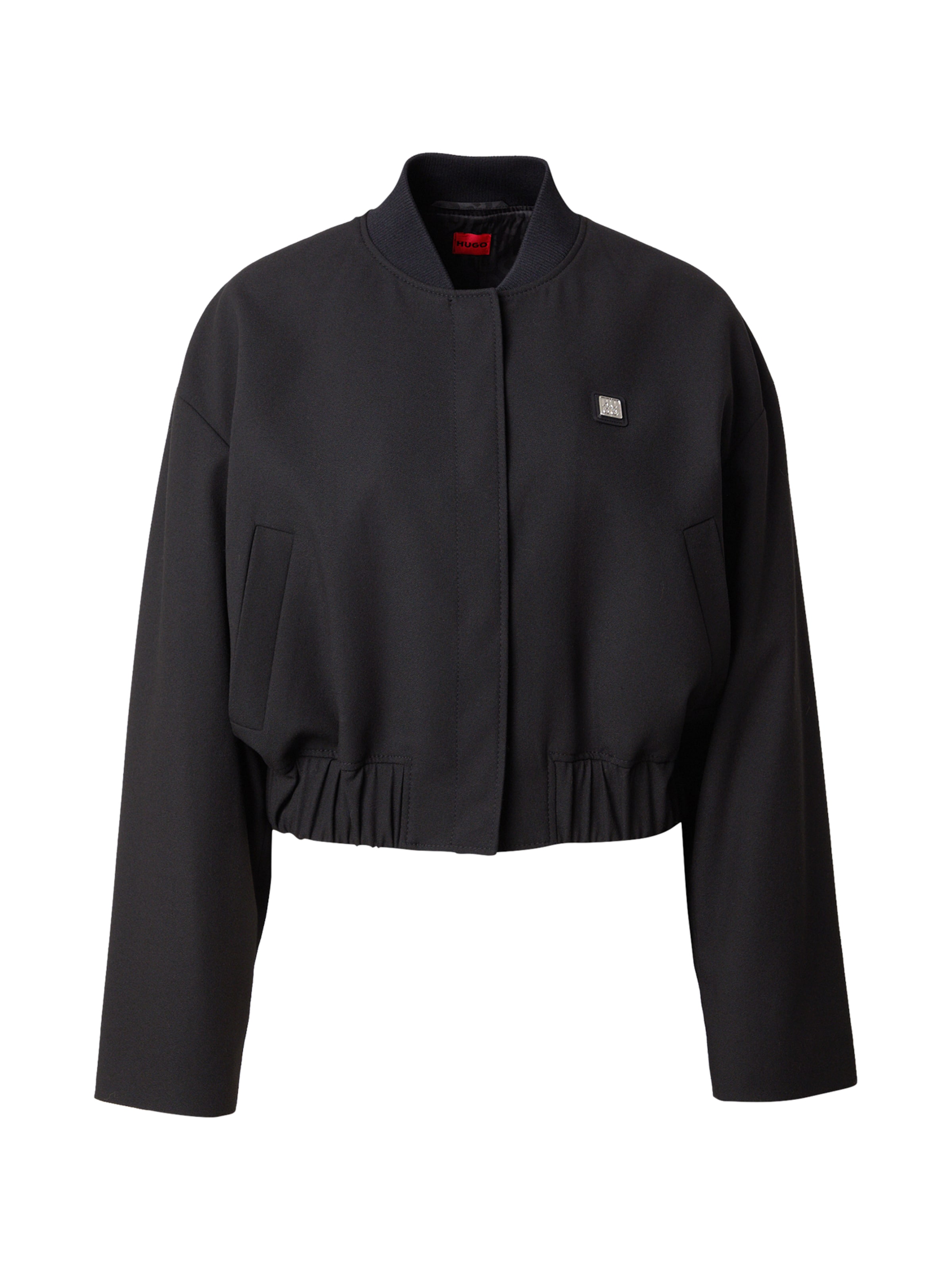 HUGO Prechodná bunda 'Asilal' - Čierna: predná strana