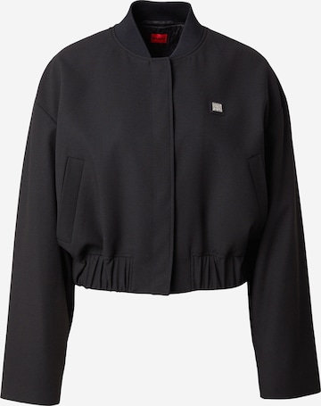 HUGO Välikausitakki 'Asilal' värissä musta: etupuoli