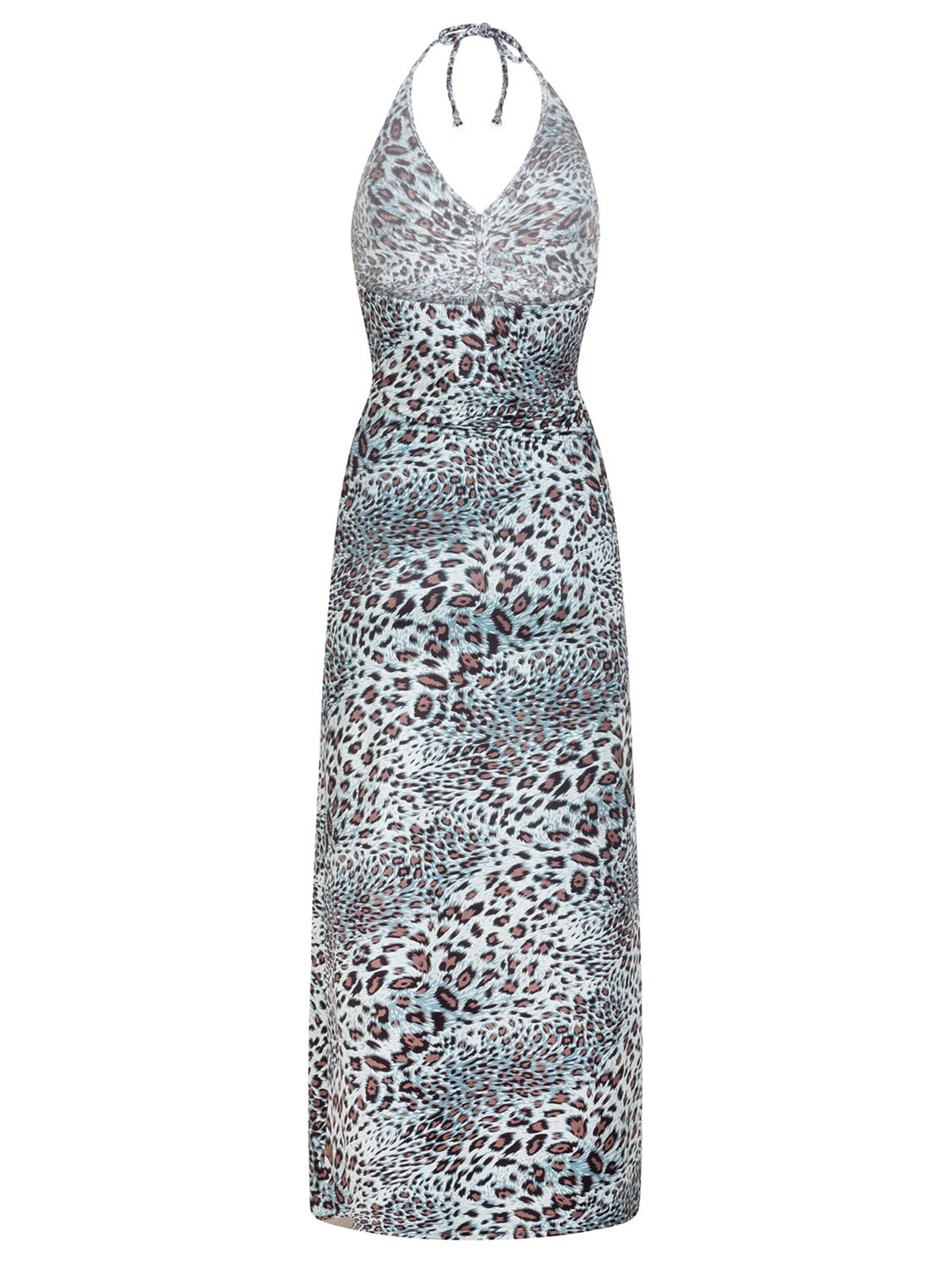 Robe 'Halter dress Panther' Chic by Lirette en bleu