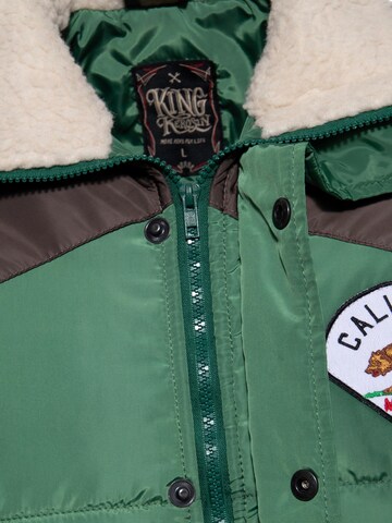 King Kerosin Winter Jacket 'California' in Green