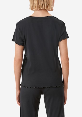 s.Oliver Pajama Shirt in Black