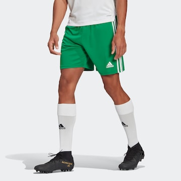 regular Pantaloni sportivi 'Squadra 21' di ADIDAS SPORTSWEAR in verde: frontale