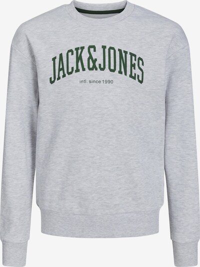 Jack & Jones Junior Sweatshirt 'Josh' in graumeliert / tanne, Produktansicht