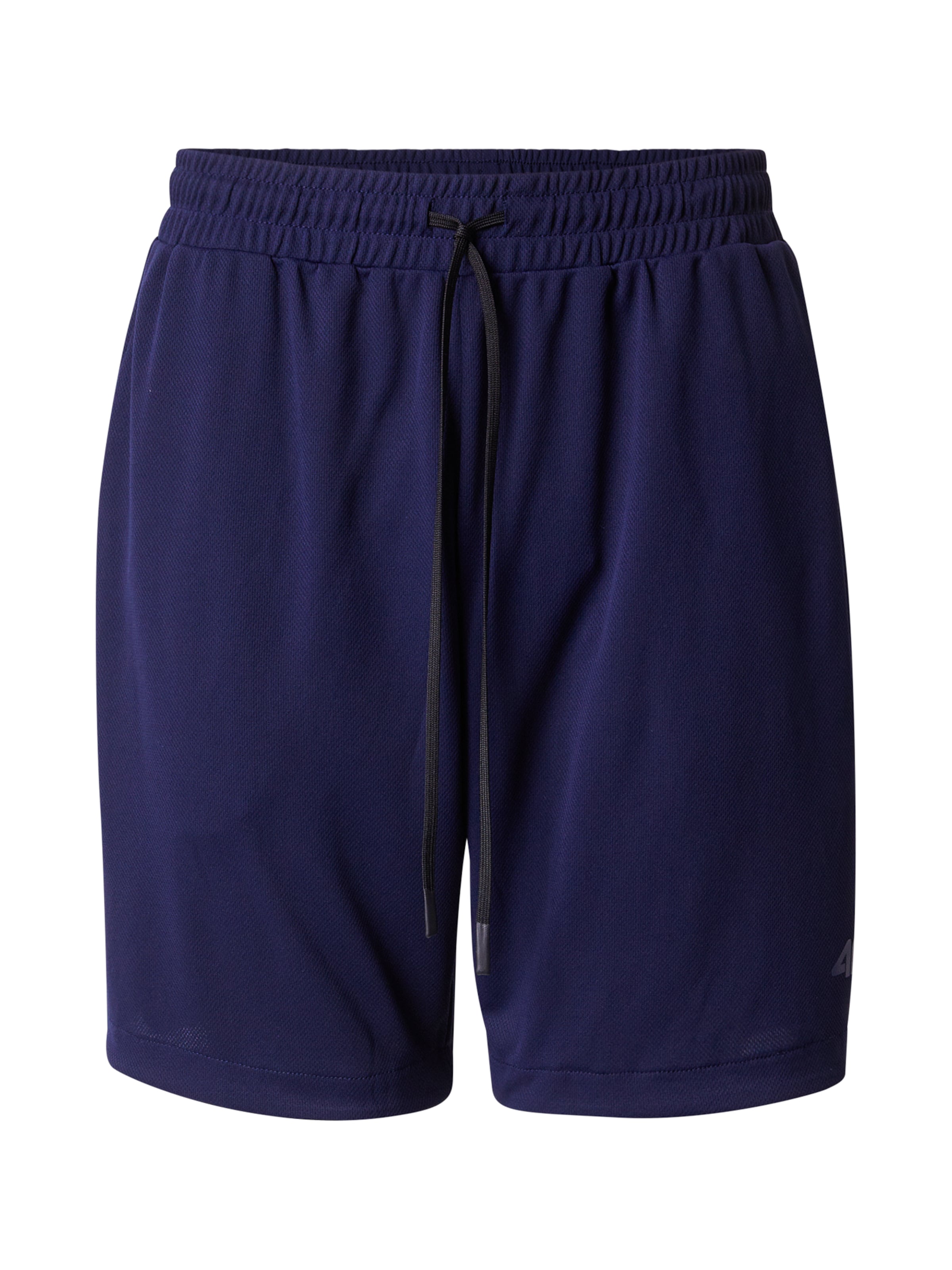 4F Regular Спортен панталон в синьо: отпред