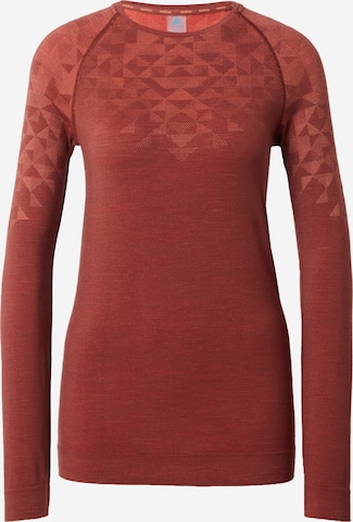 Base layer 'KINSHIP' di ODLO in rosso: frontale