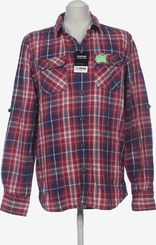 Superdry Button Up Shirt in XL in Pink: front
