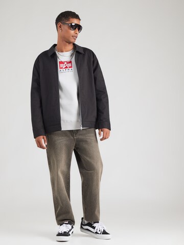 ALPHA INDUSTRIES Majica | siva barva