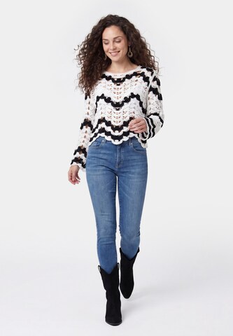 Pull-over usha FESTIVAL en blanc