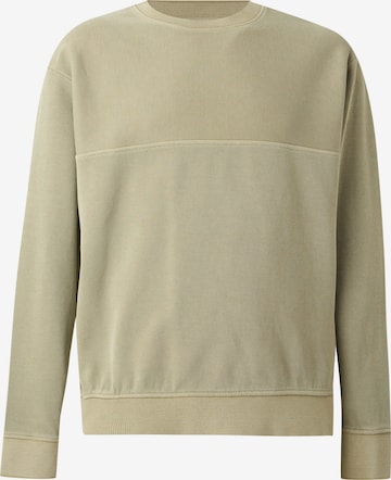 BOSSSweater majica 'We_Casts' - zelena boja: prednji dio