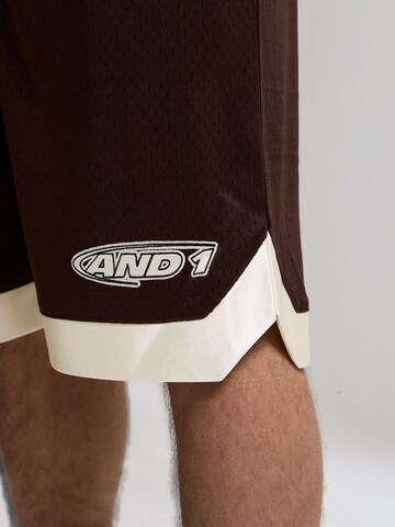 AND1 Szabványos Sportnadrágok 'Airtex' - barna