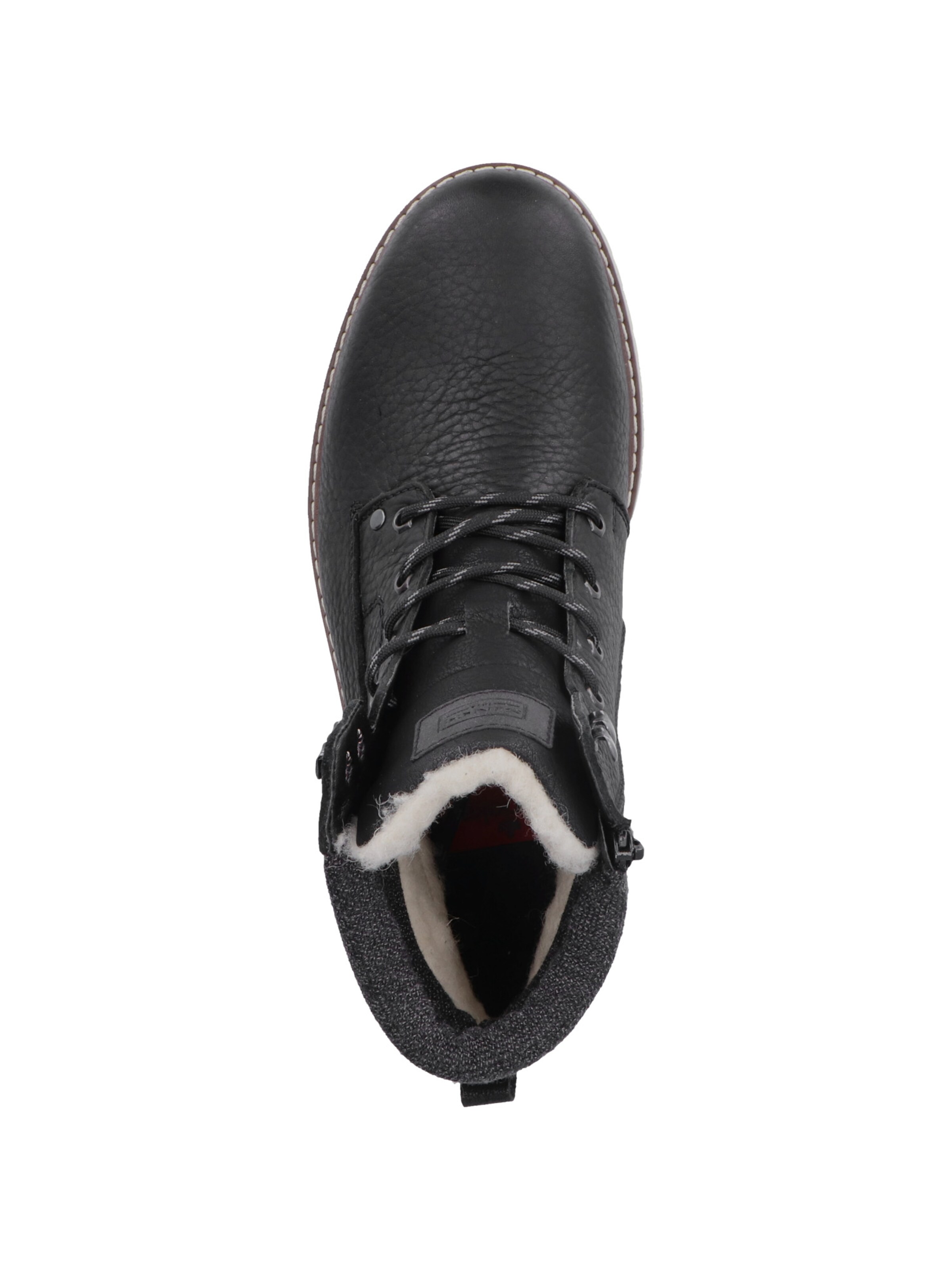 Bottines à lacets Rieker en noir