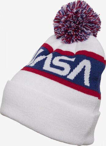Mister Tee Beanie in White: front