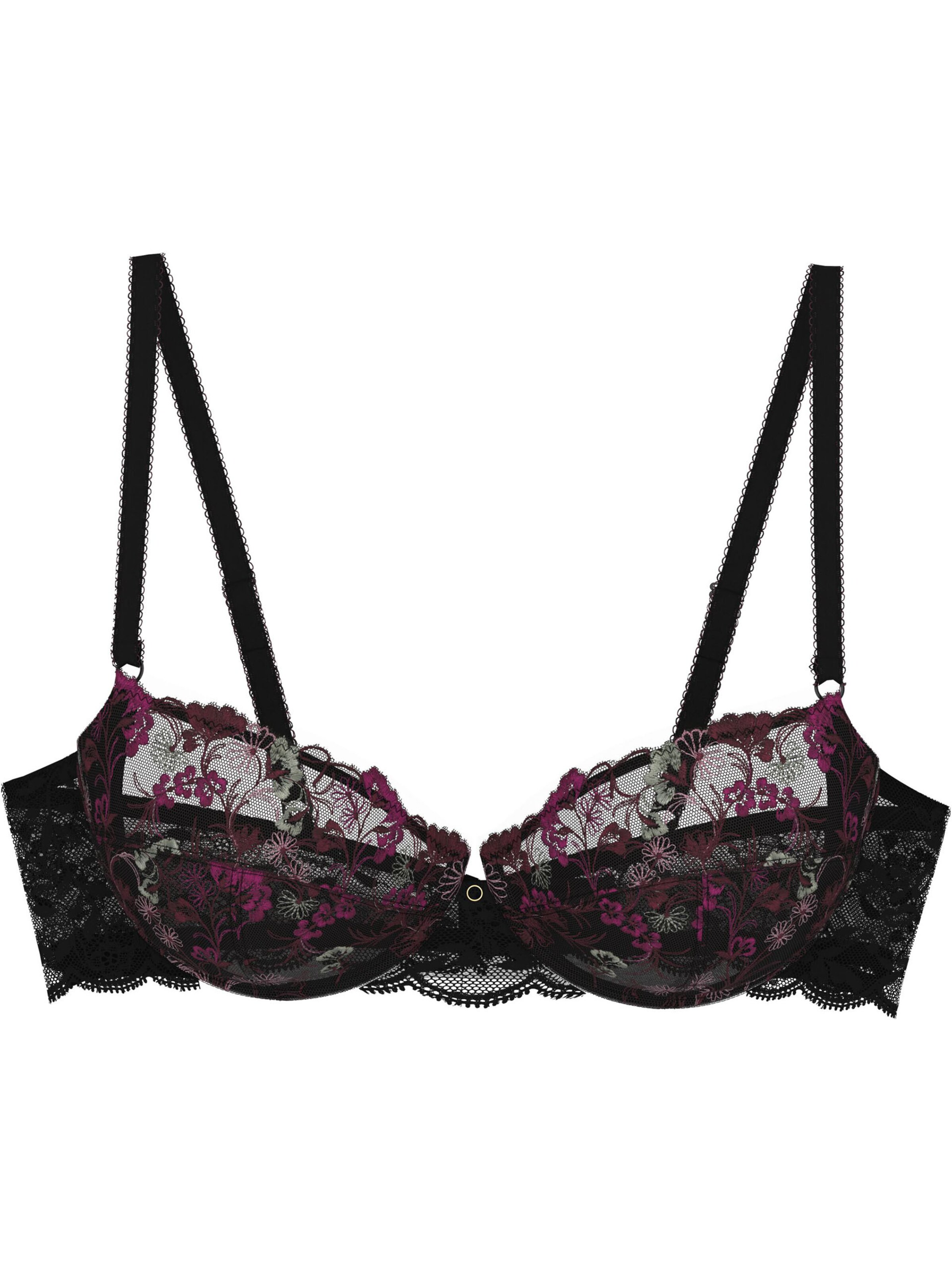 TRIUMPH Bandeau BH ' Sensual Spotlight ' in Zwart: voorkant