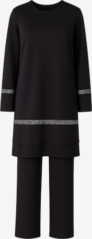 fashionshowcase Hosenanzug 'NEVRA' in Schwarz: Vorderseite