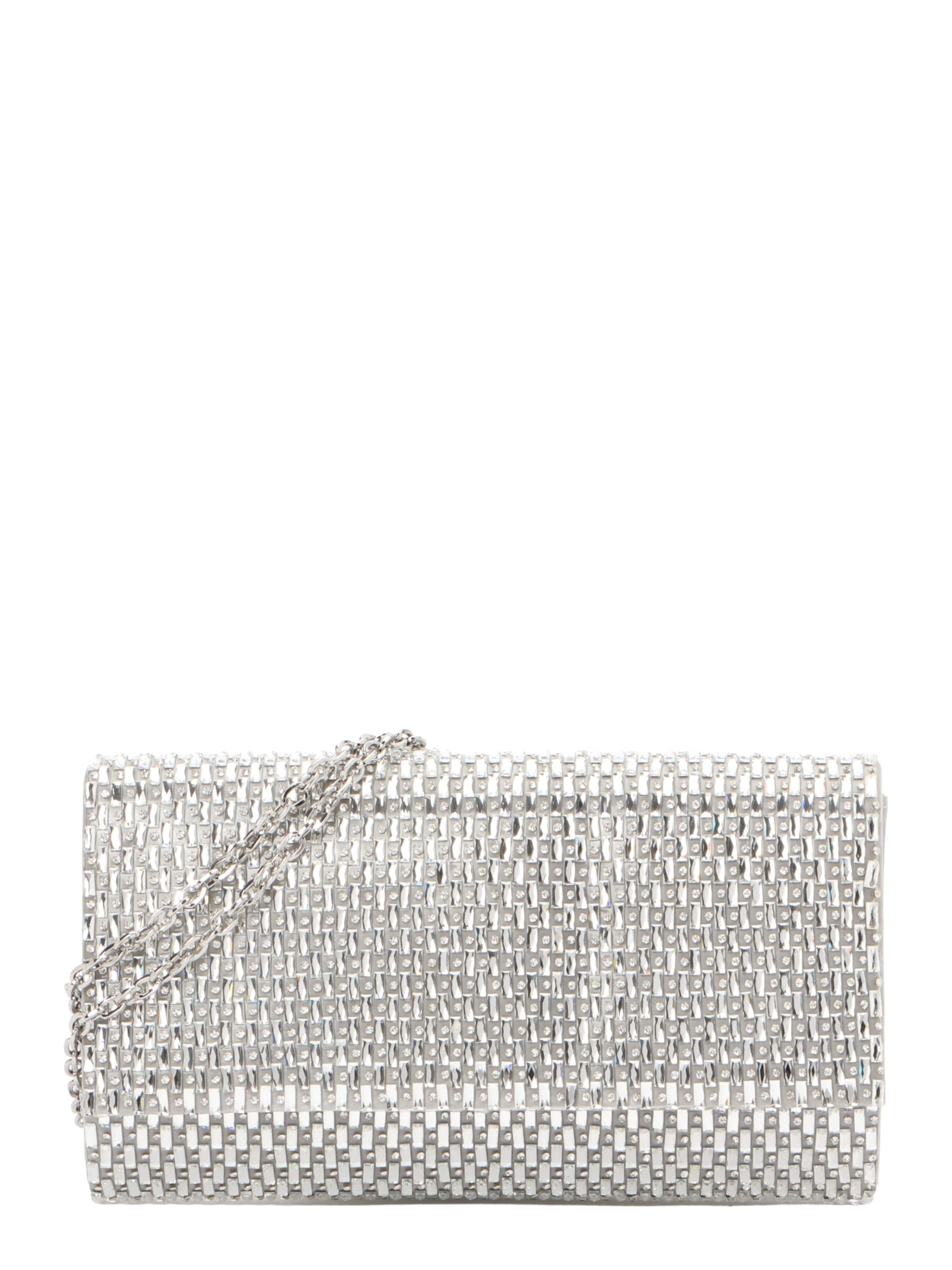 mascara Clutch in One Size in Silver, Item view