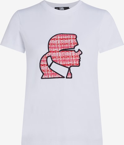 Marškinėliai iš Karl Lagerfeld, spalva – rožinė / raudona / juoda / balta, Prekių apžvalga