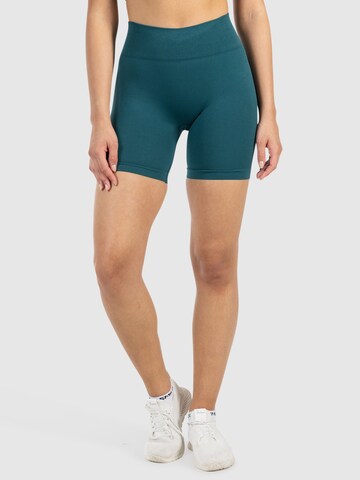 Smilodox Slim fit Sports trousers ' Scrunch Nomeli ' in Green: front