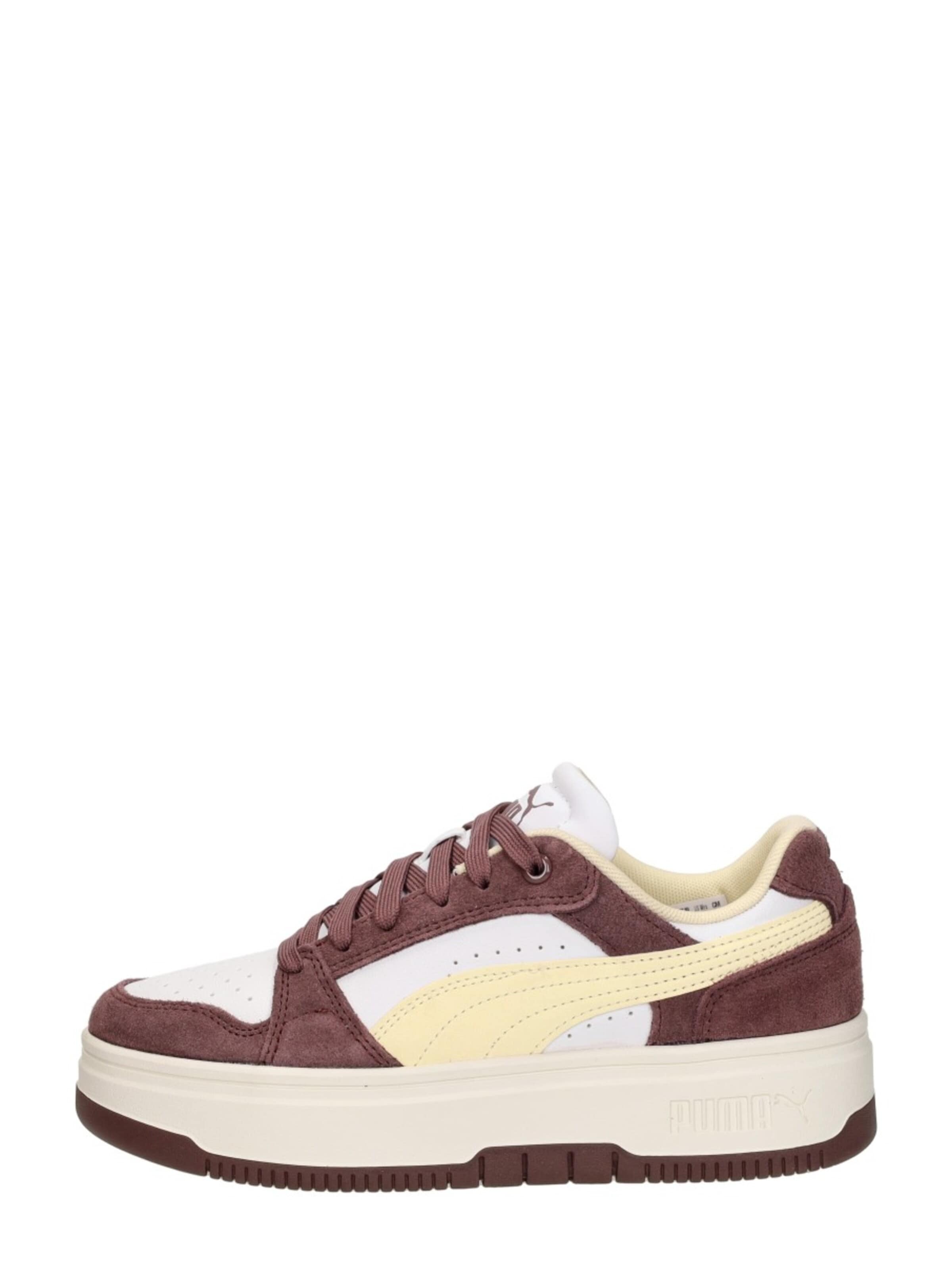 Baskets basses 'Rebound' PUMA en rouge : devant