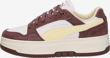 Baskets basses 'Rebound' PUMA en rouge : devant