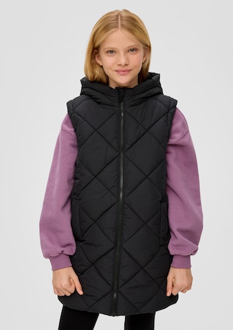 s.Oliver Vest in Black: front