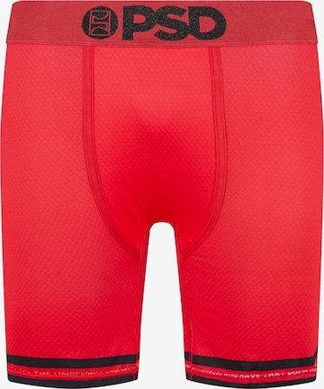 Boxers 'Ja Underdog' PSD en rouge : devant