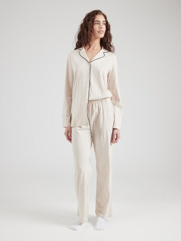Lindex Pyjama in Beige: Vorderseite